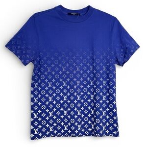 Louis Vuitton LVSE Monogram Gradient T-Shirt Blue Size Small Virgil Abloh